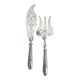 Antique silver and silver-plated fish serving cutlery