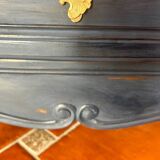 Commode vintage restaurée – peinture Annie Sloan Oxford Navy & cire cl