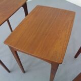 Danish Teak Nesting Tables, 1960s, Set of 3