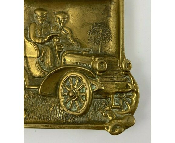 Old Car Decor Bronze Ashtray 1900 Selency Old Car Decor Bronze Ashtray 1900 Selency