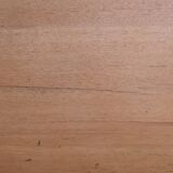 Console noire et bois brut