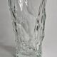 Sèvres crystal vase with rough glass pattern, 26 cm