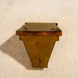 Étagères art déco en aniline de cerise. italie années 1930