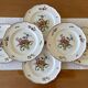 6 large flat antique plates in Saint-Amand earthenware (Nord)
