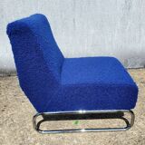 Chauffeuse 70's Bleue