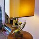 Grande lampe en laiton