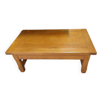 Solid oak coffee table