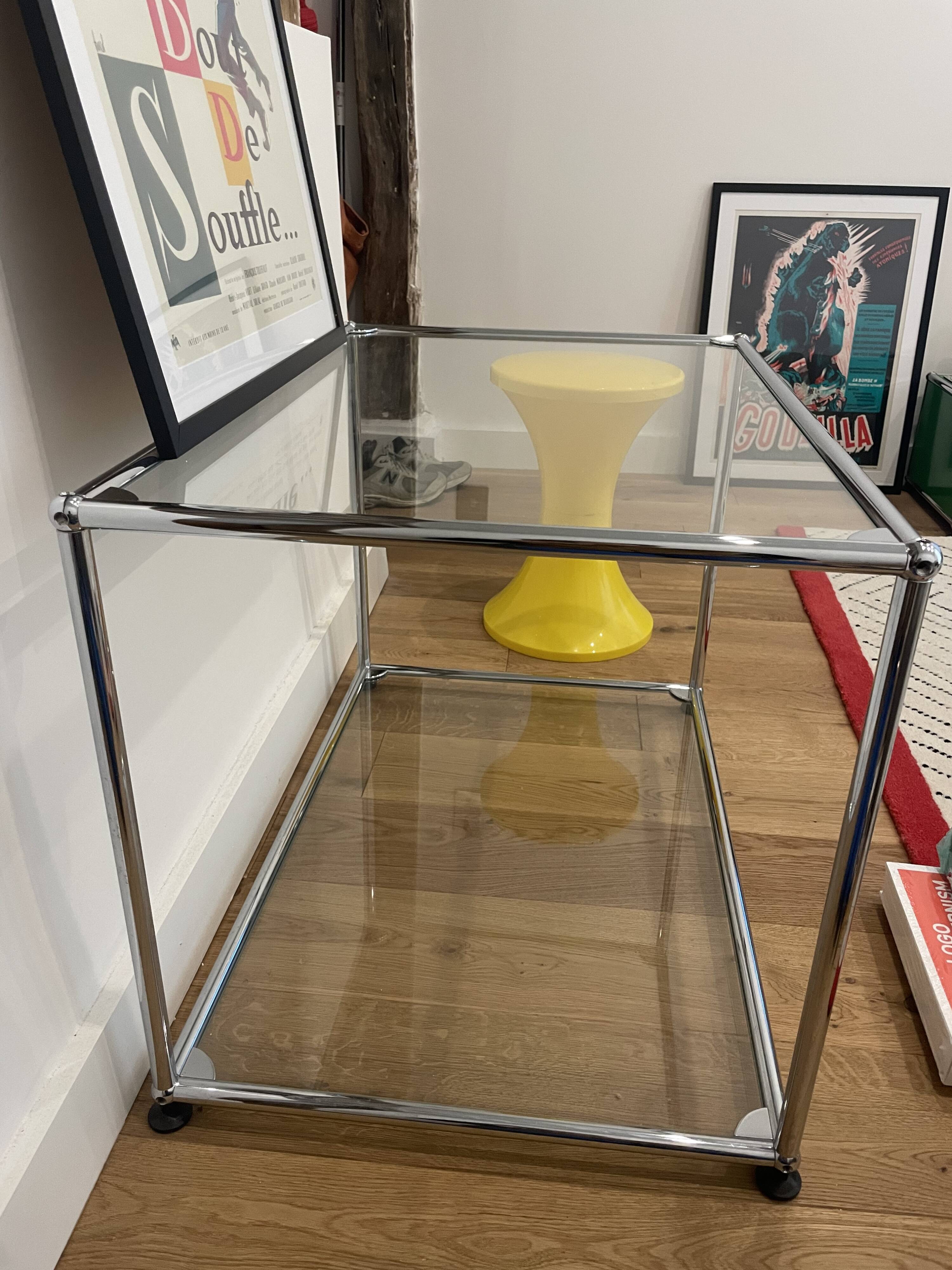 USM Haller furniture (steel and glass)