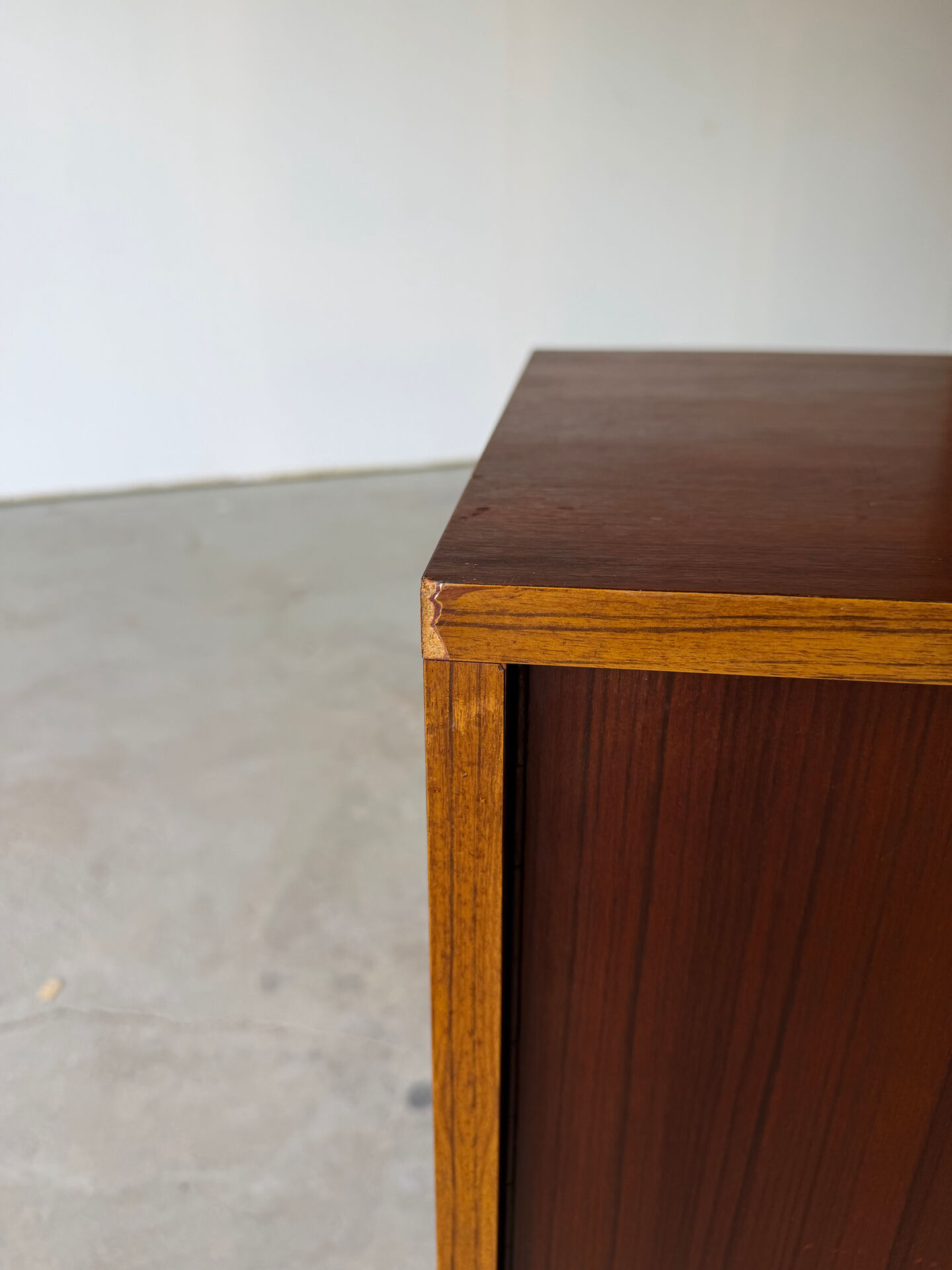 Petite enfilade / buffet double design scandinave moderniste teck