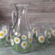 Service at orangeade daisies