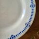 Old Earthenware Plate Creil and Montereau Dublin Service