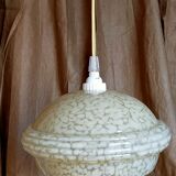 Clichy Glass Art-Deco Suspension