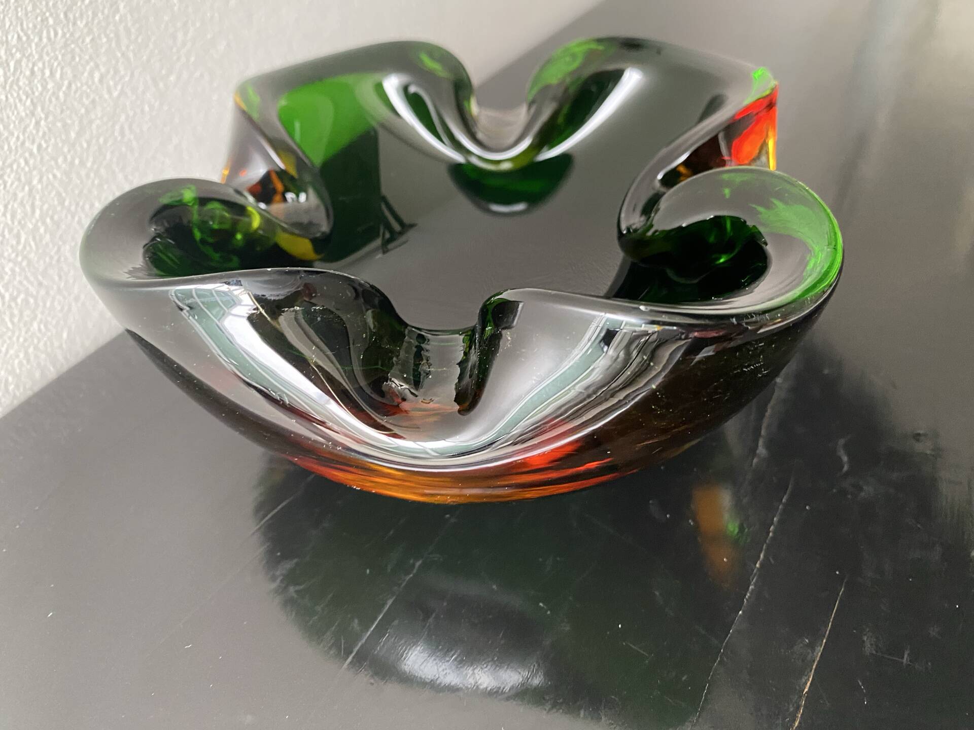 Murano Sommerso Ashtray by Flávio Poli