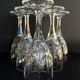 Bohemia - glasses on foot (6) - Modern mid-century - Lead crystal 24% Pbo