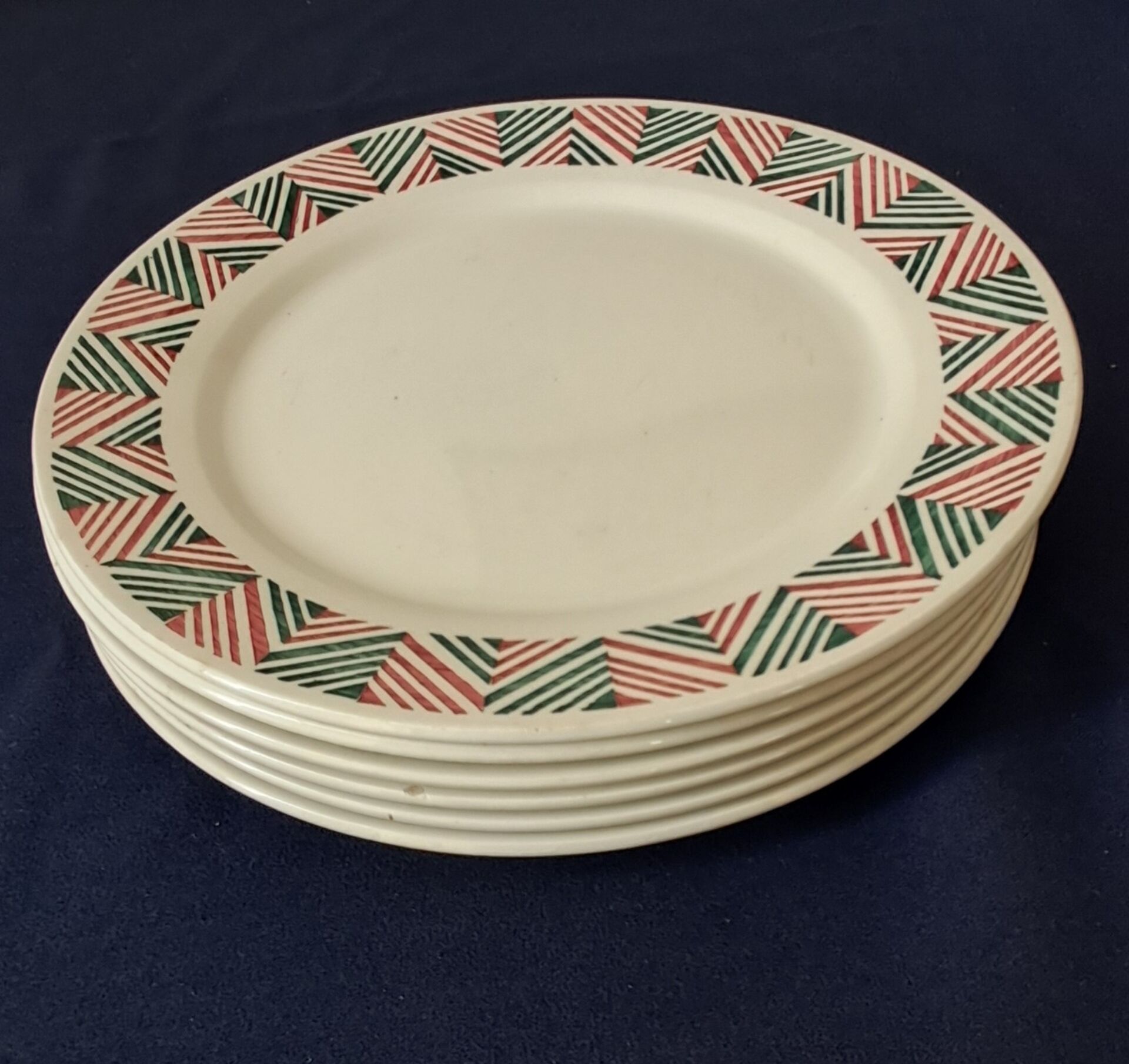 6 flat plates Adèle from Digoin Sarreguemines
