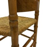 Art Deco chair minimalist oak wicker minimalist design