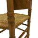 Art Deco chair minimalist oak wicker minimalist design