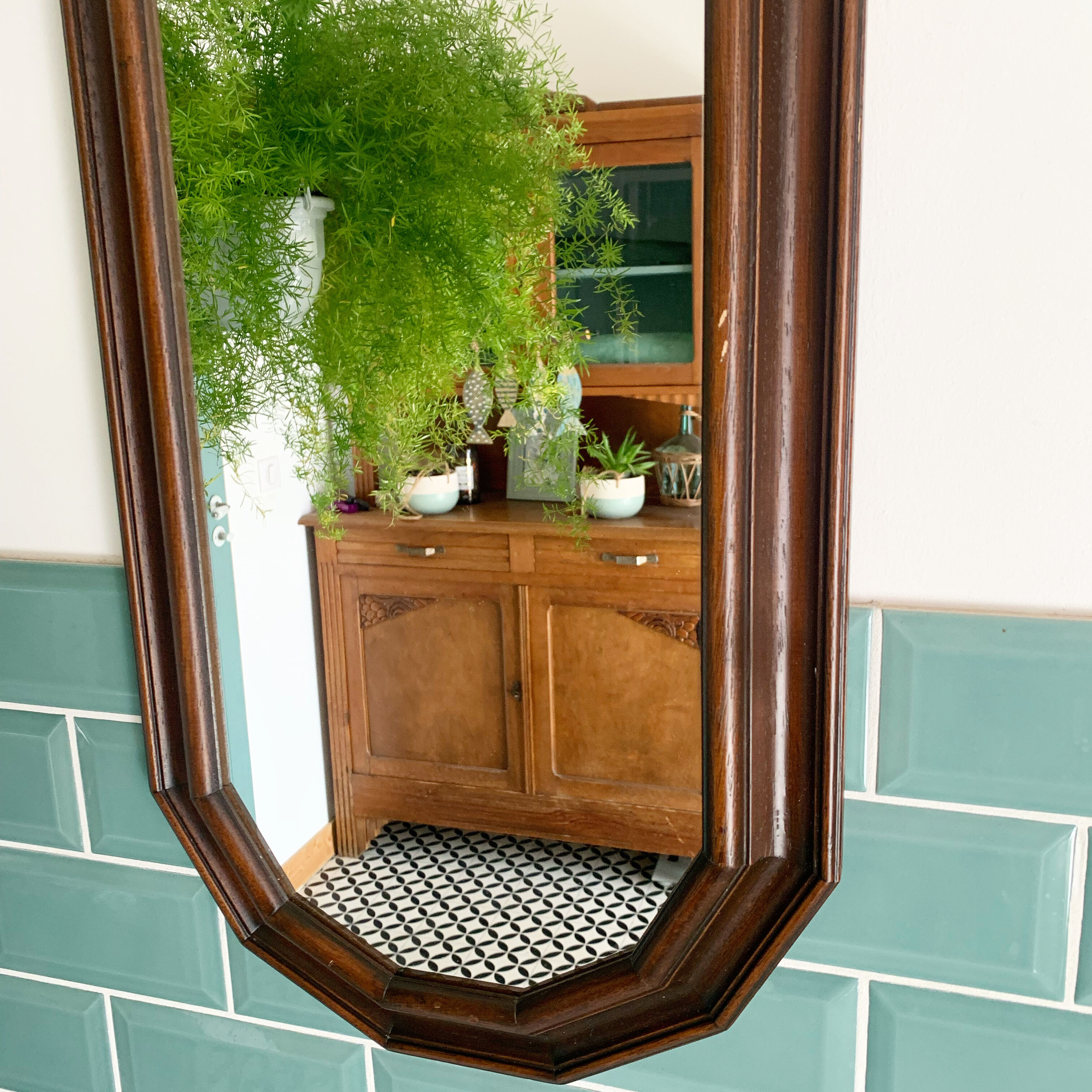 Pair of art deco mirrors