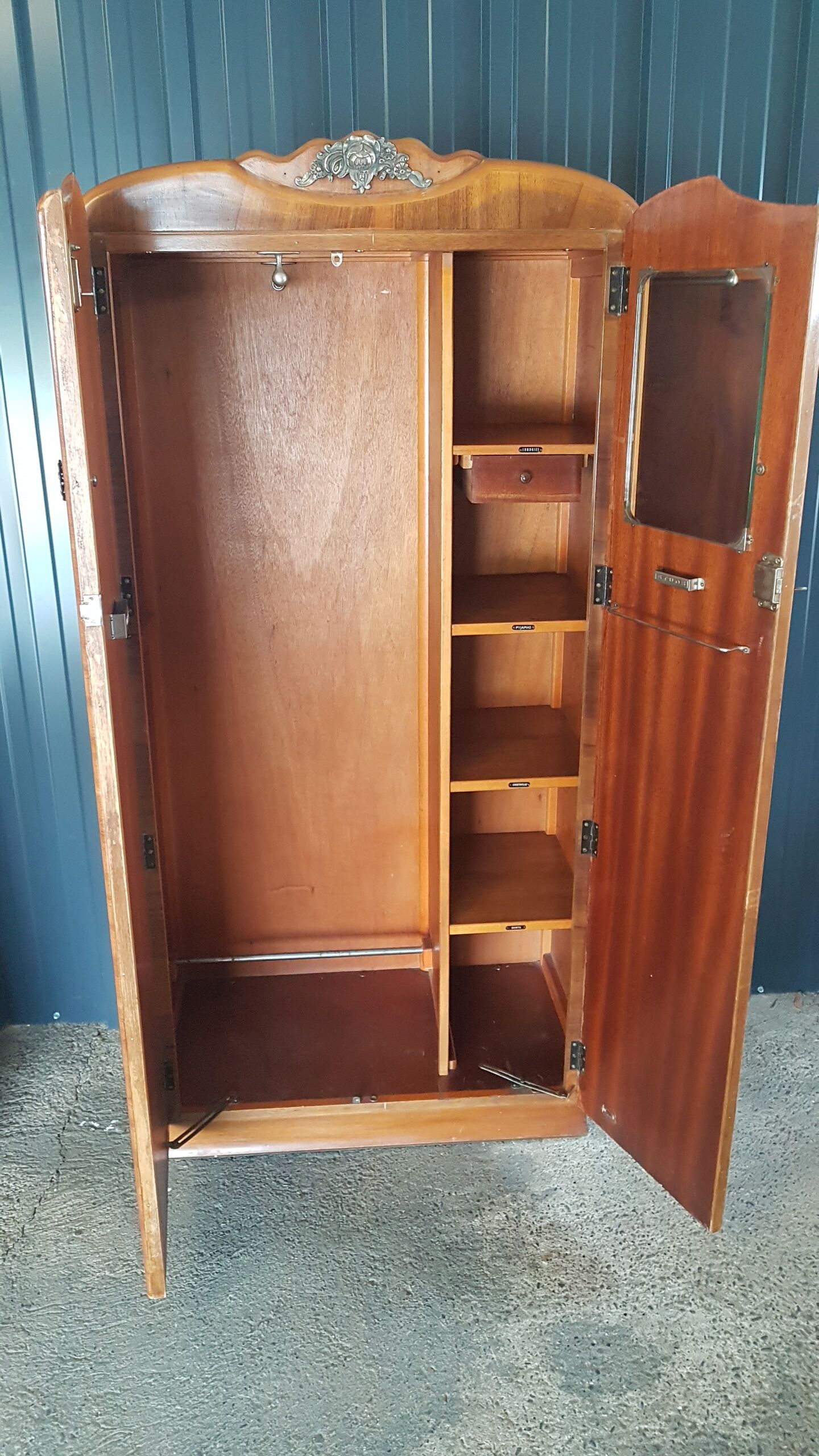 English wardrobe known as college years 40/50