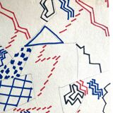 Elie dayan, untitled (abstract composition 3). felt pen on paper.