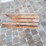 Old wooden sled