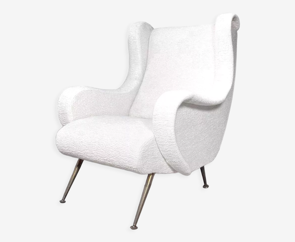 Fauteuil italien entièrement restauré, 1950