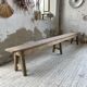Banc en pin et chêne XL 280 cm