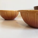Lot of 3 old eared and artisanal bowls
