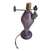 Lampe vintage en pâte de verre