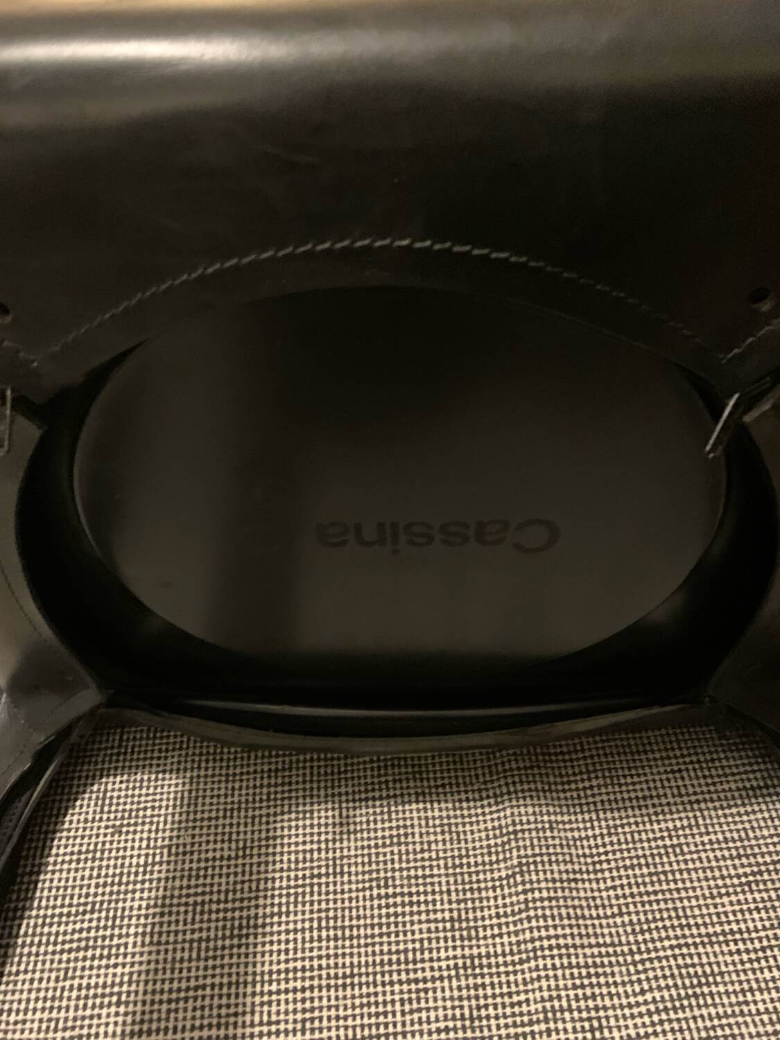 Cassina leather armchair