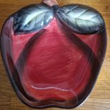 Set of 2 small Apple-shaped Barbotine cups