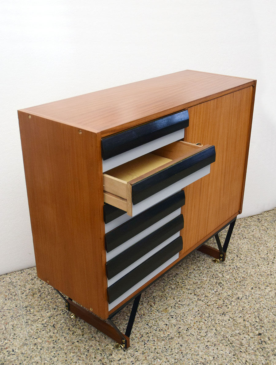 Italian Cabinet with Drawers, 1960s