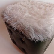 Space pouf with storage from the 70