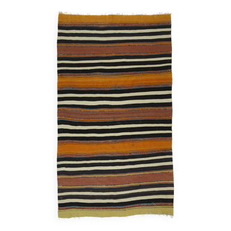 Authentic Vintage Turkish Kilims & Handwoven Rugs – Unique Home Decor Pieces 142X 261 cm