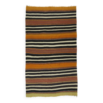 Authentic Vintage Turkish Kilims & Handwoven Rugs – Unique Home Decor Pieces 142X 261 cm