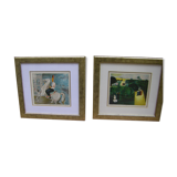 Pair of lithographs by Nahum Gutman