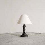 Vintage Danish Mid Century Sculptural Cast Iron Table Desk Lamp, 1940s
