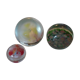Lot of 3 balls of sulphide, vintage 70s