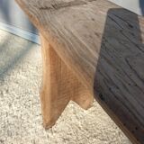 Spinning bench XIXth wooden XL 203cm