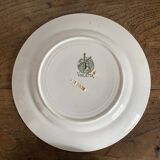 Iron earth dessert plates Moulins des loups Violetta