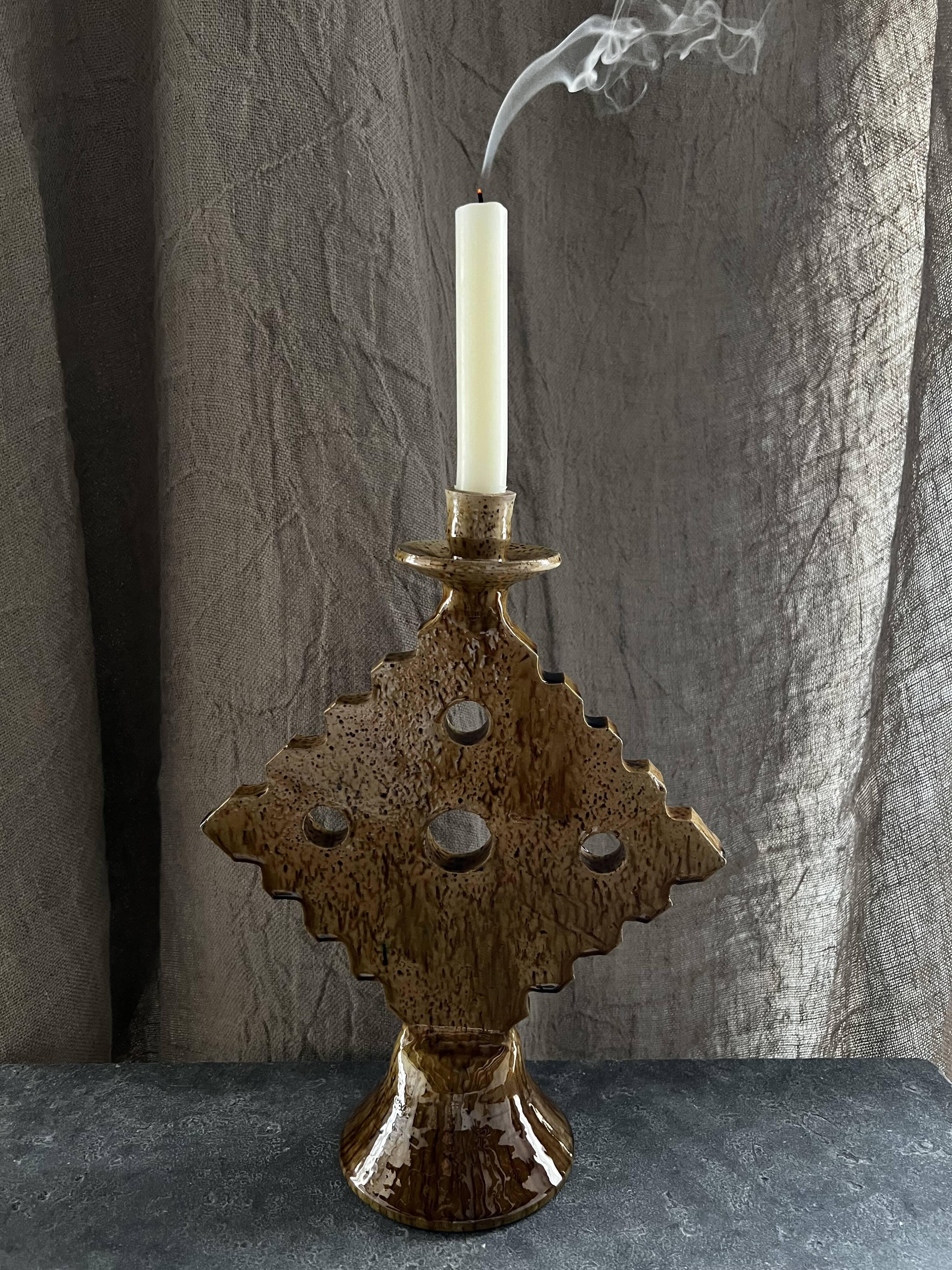 Candle holder h.35cm