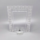 1960s crystal photo frame by rosenthal, made in germany