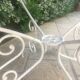 Salon de jardin fer forgé blanc