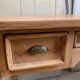 Old desk - natural patina - authentic charm