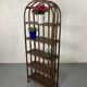 Rattan shelf