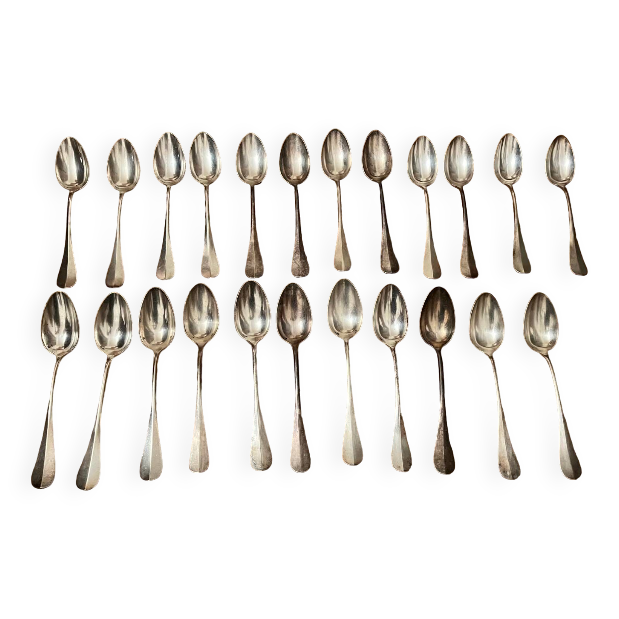 Old silver spoons