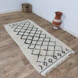 Handmade Moroccan Berber rug 185 x 94 cm