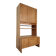 Antique high television cabinet, dresser cupboard by Drevotex Zamberk.