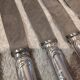 12 silver-plated table knives by Christofle Marly, 24.6cm