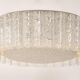 Superb glass tube ceiling light from Murano by Doria, Germany, 1960s.